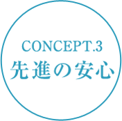 CONCEPT.3 先進の安心