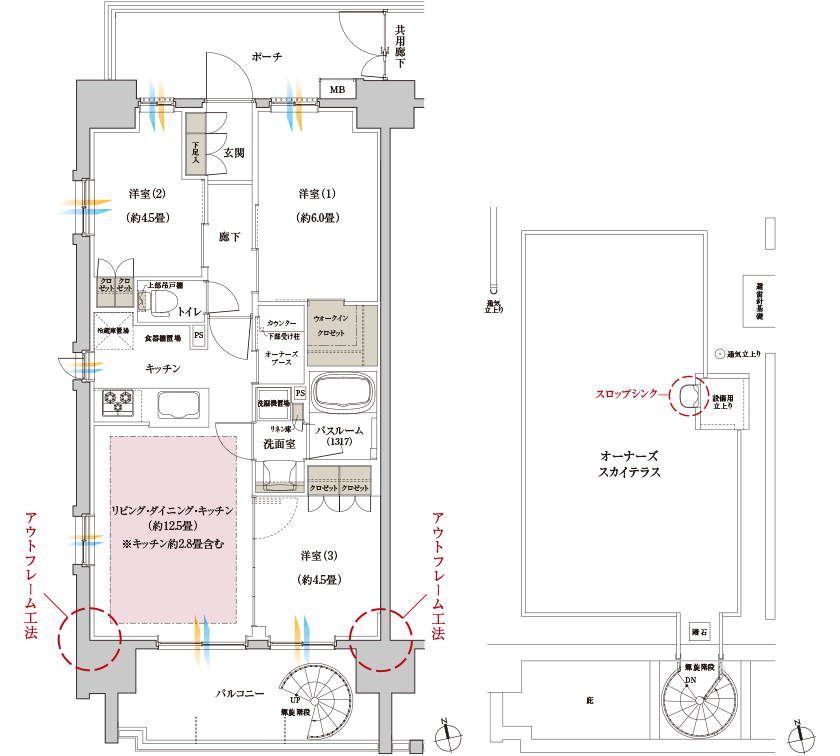 As-type 間取り図