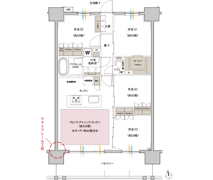 I-type 間取り図
