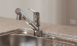 浄水器一体型ハンドシャワー水栓