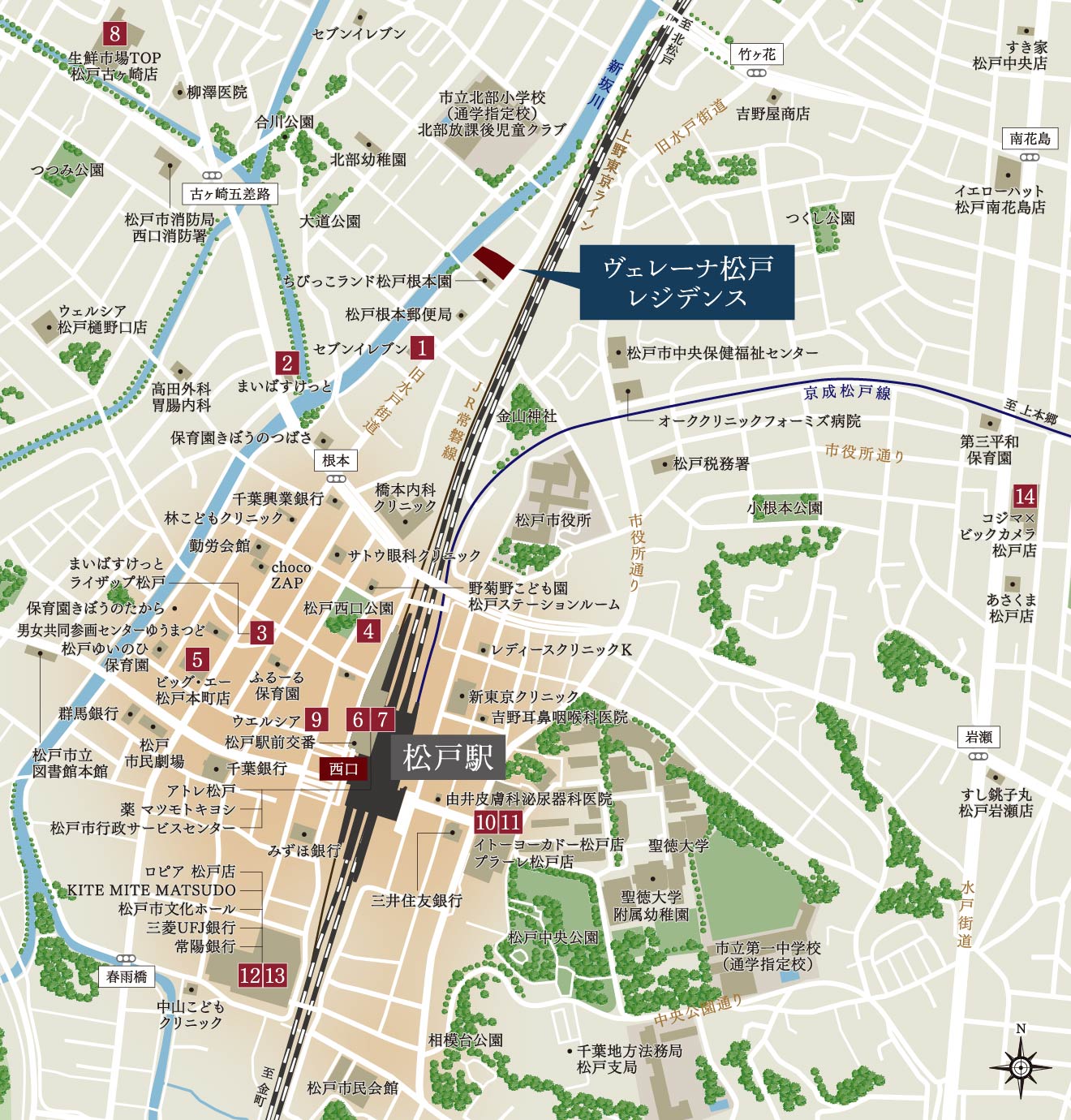 商業施設 MAP