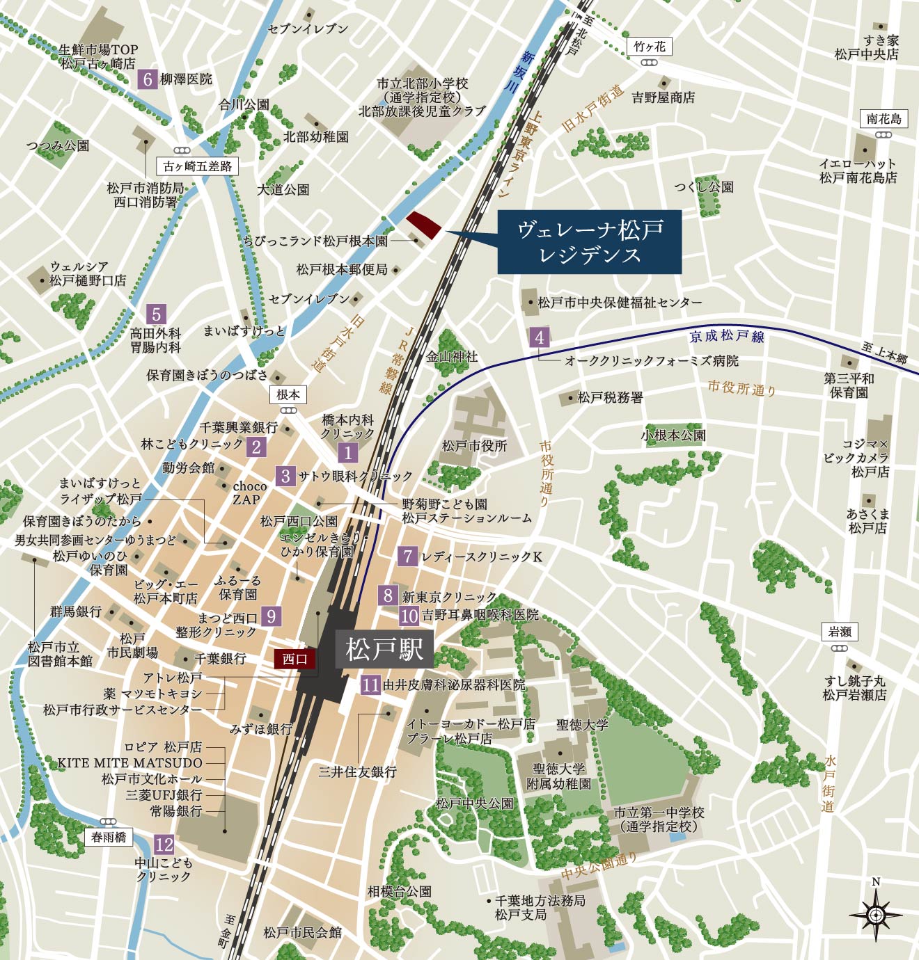 医療施設 MAP