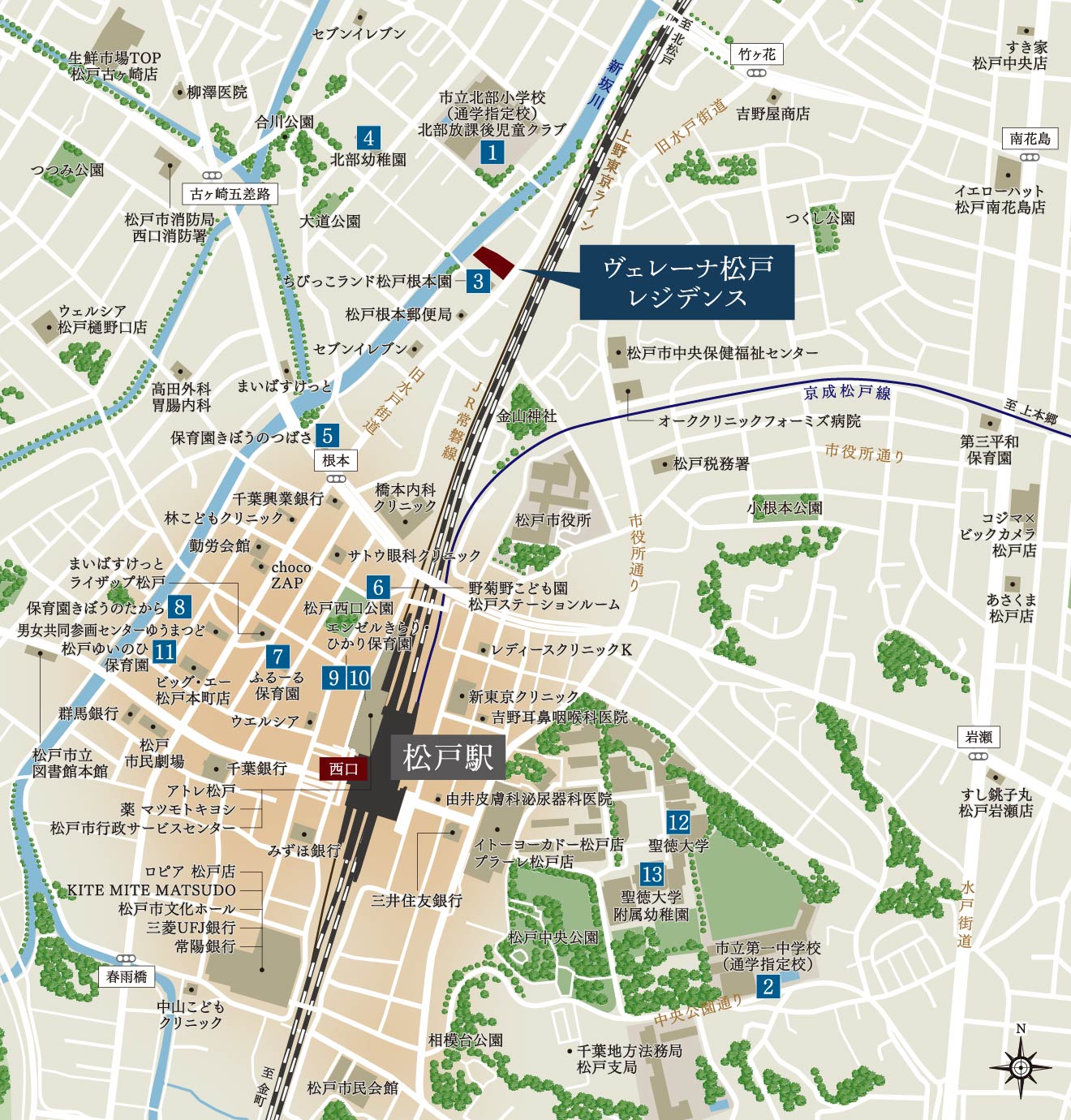 教育施設 MAP