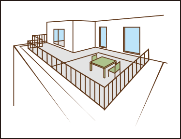 ルーフバルコニー