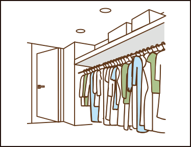 ビッグウォークインクロゼット