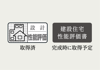 住宅性能評価を取得（予定）