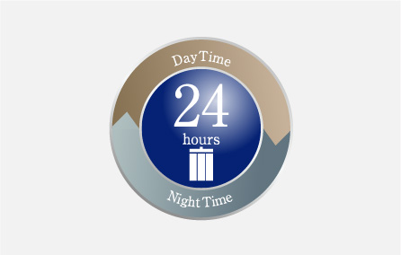 24時間対応ゴミ置場概念図