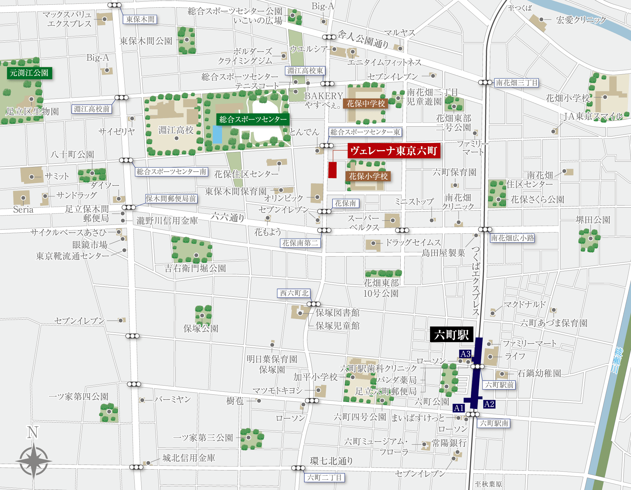 現地案内図