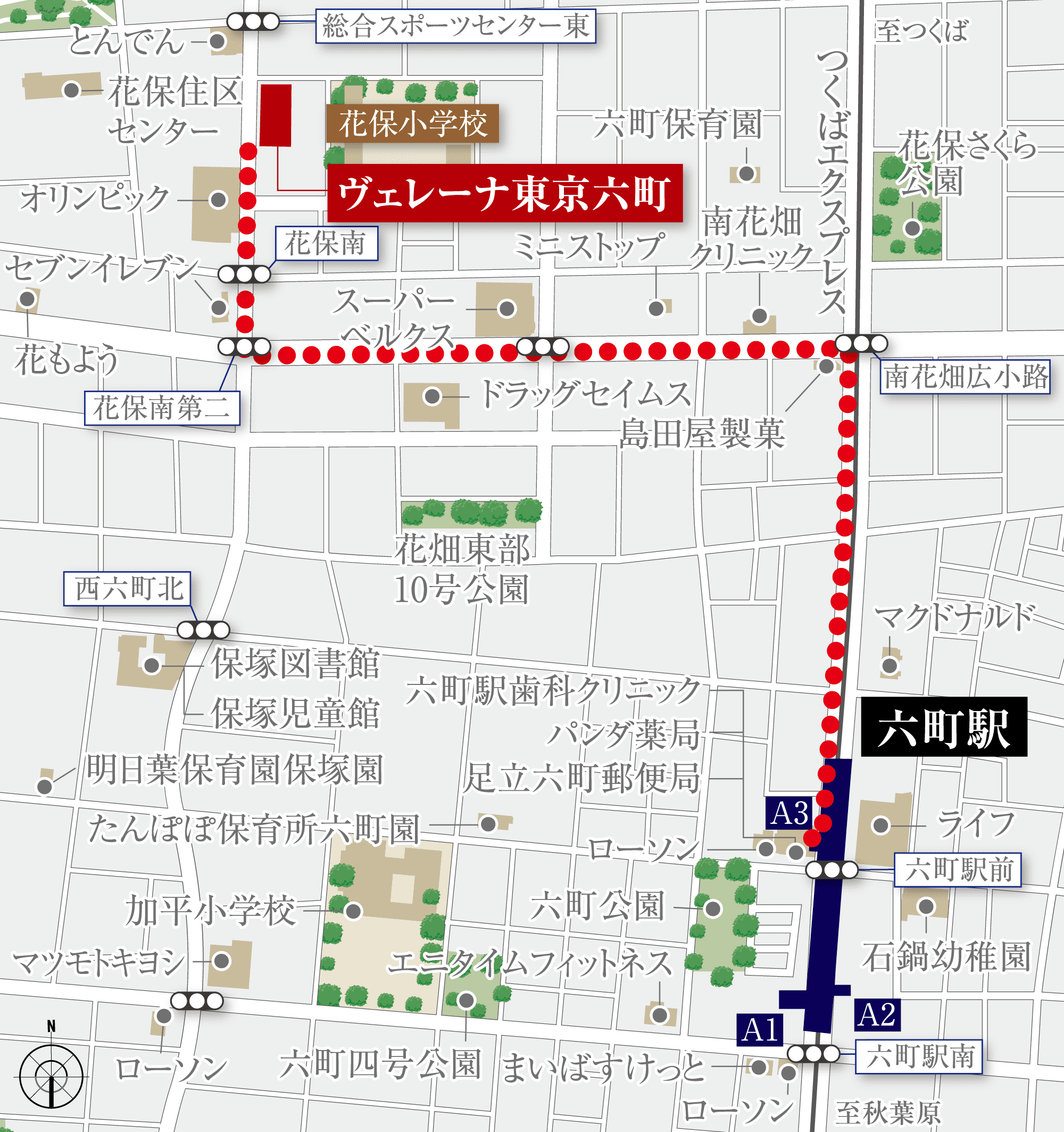 現地案内図