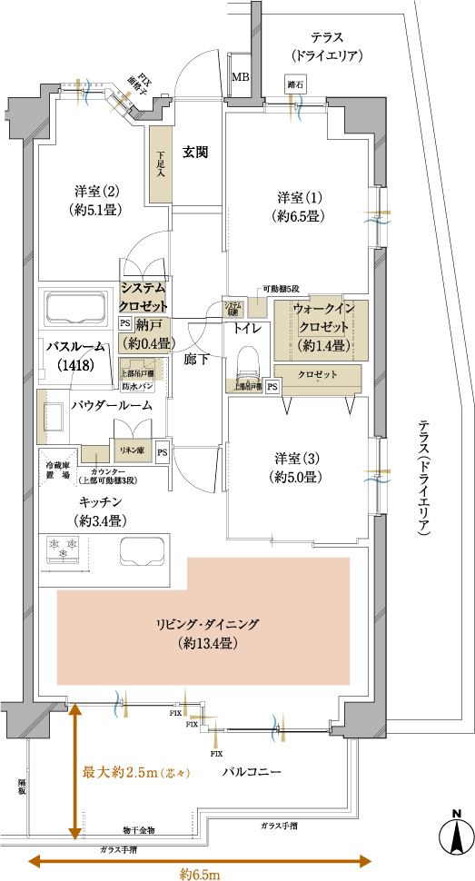 Gt type 間取り図