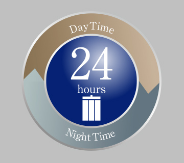 24時間対応のごみ置場
