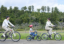 屋内自転車置き場を設置