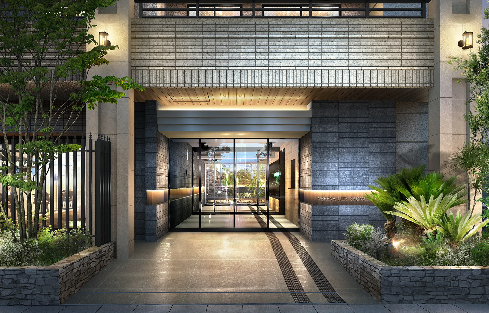 エントランス外観完成予想CG