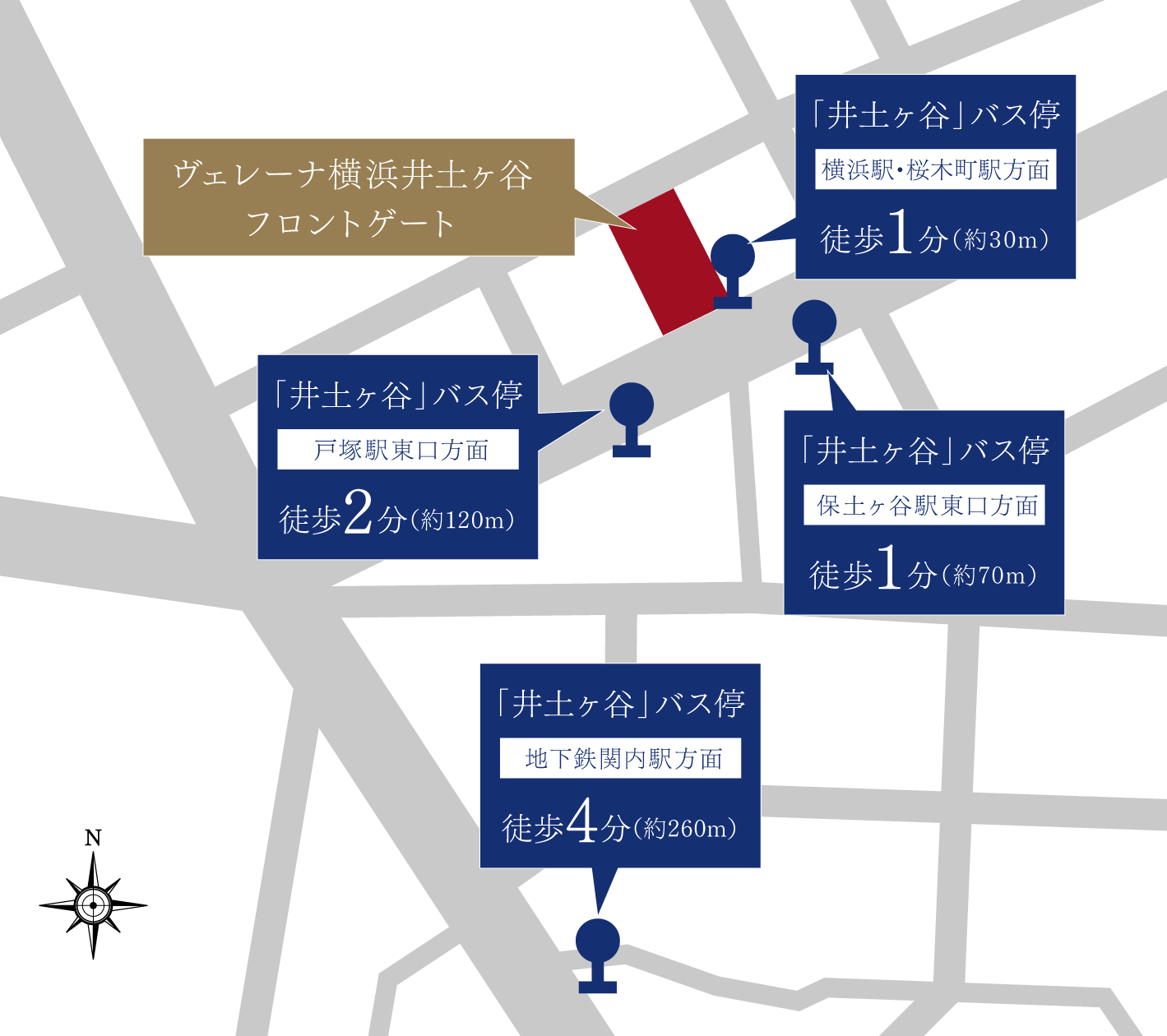 バス停案内図
