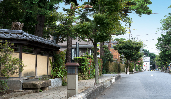 盆栽町もみじ通り（約170〜190m／徒歩3分）