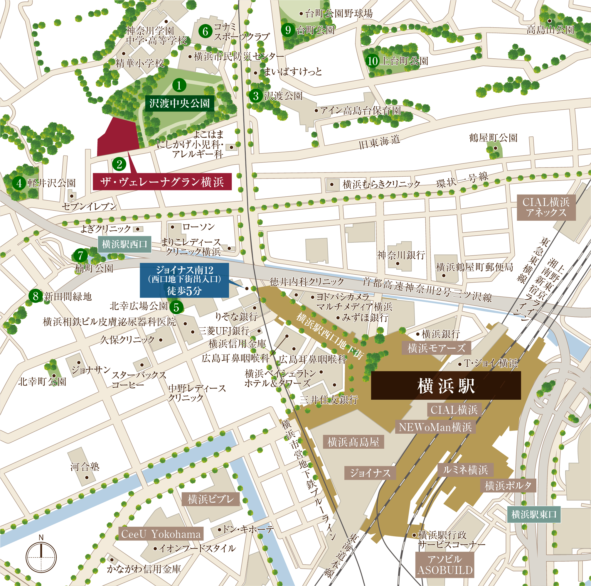 公園・レジャー施設 MAP