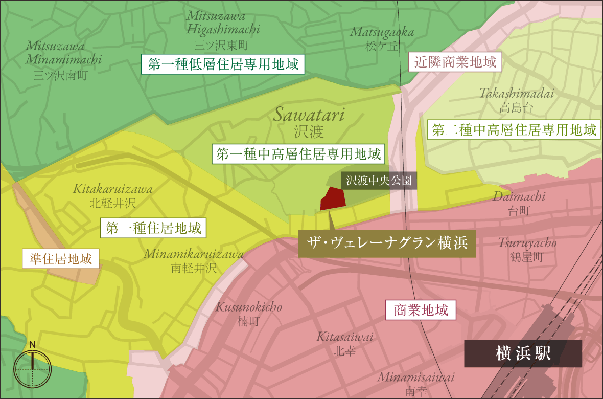 用途地域概念図